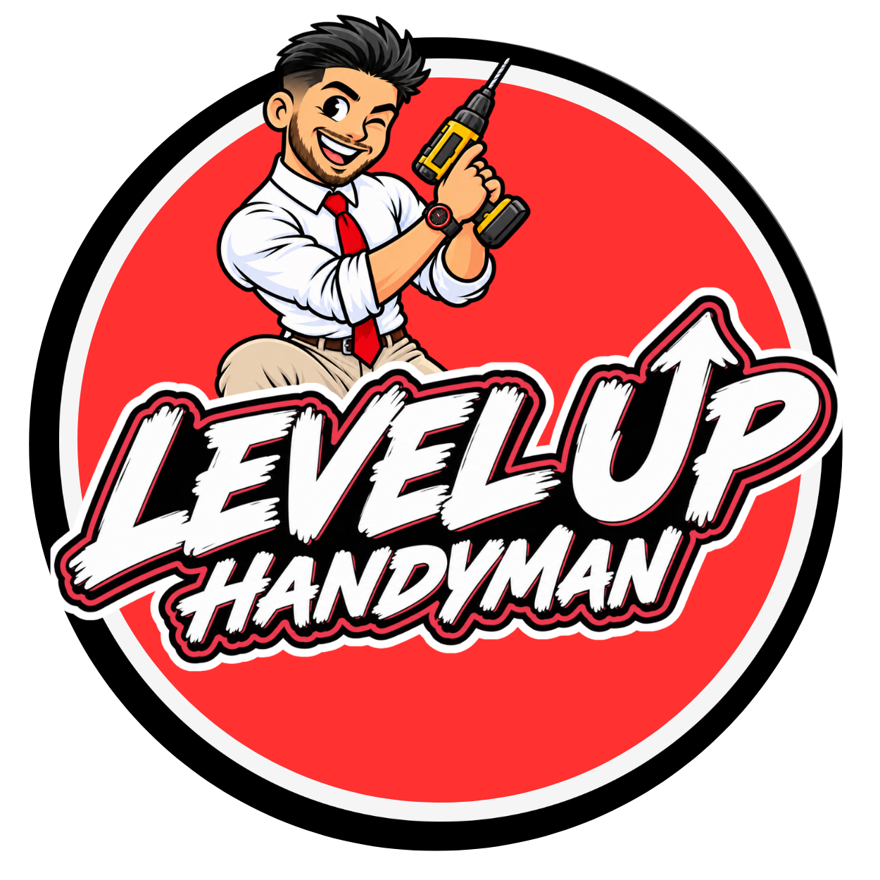 Level Up Handyman logo